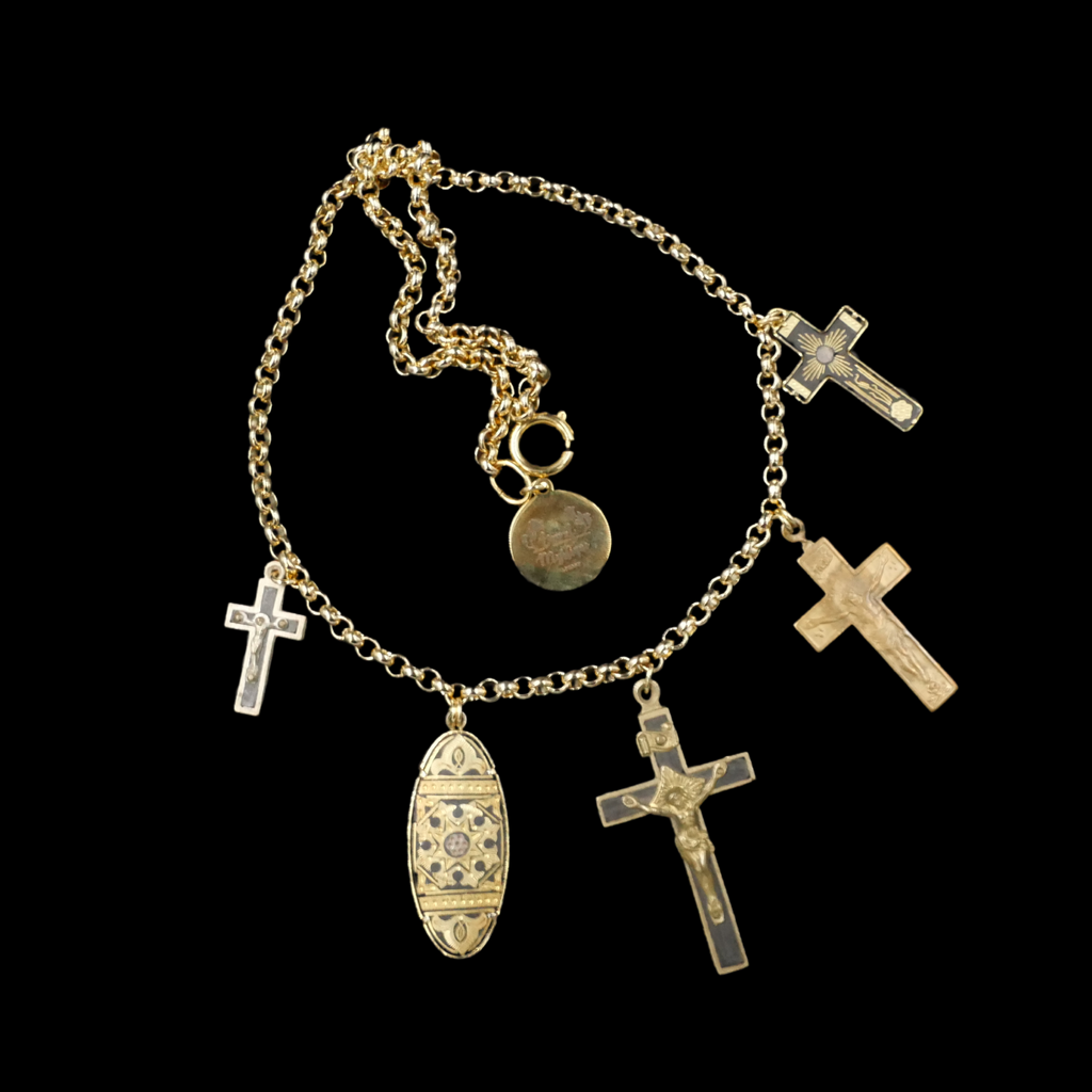jesus charm necklace