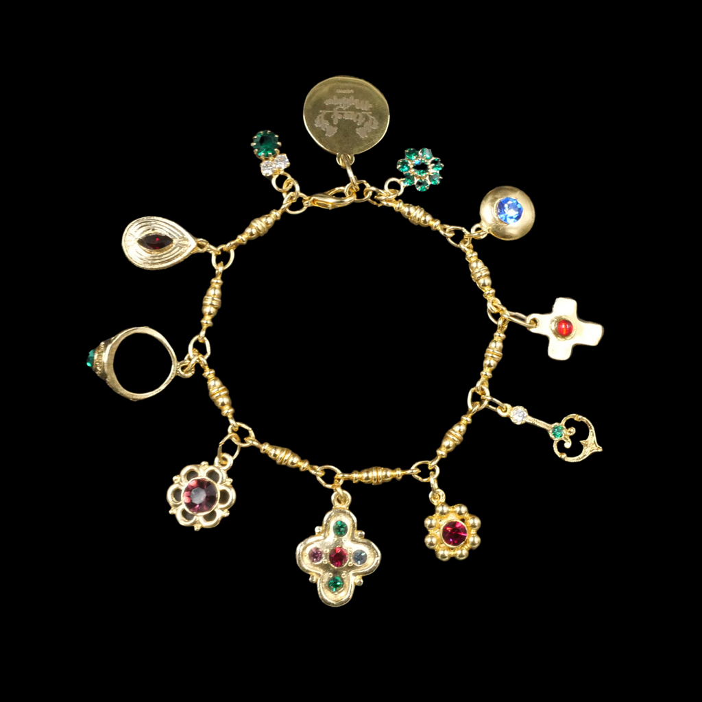 Jewel charm bracelet