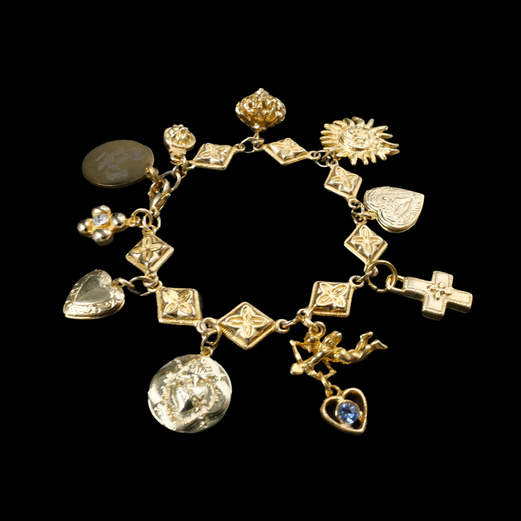 Cupid charm bracelet