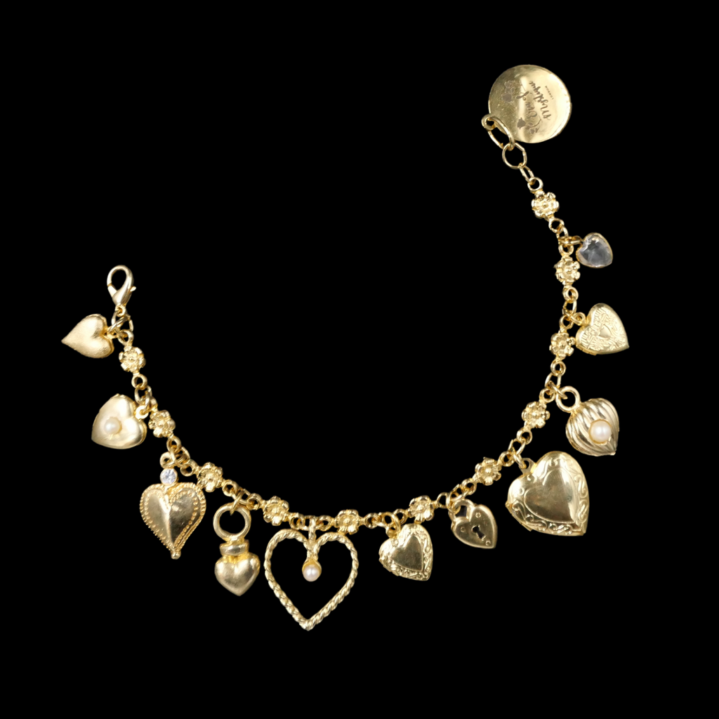 Locket charm bracelet